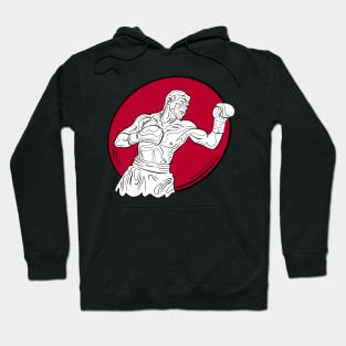 boxer fighting on the ring Hoodie